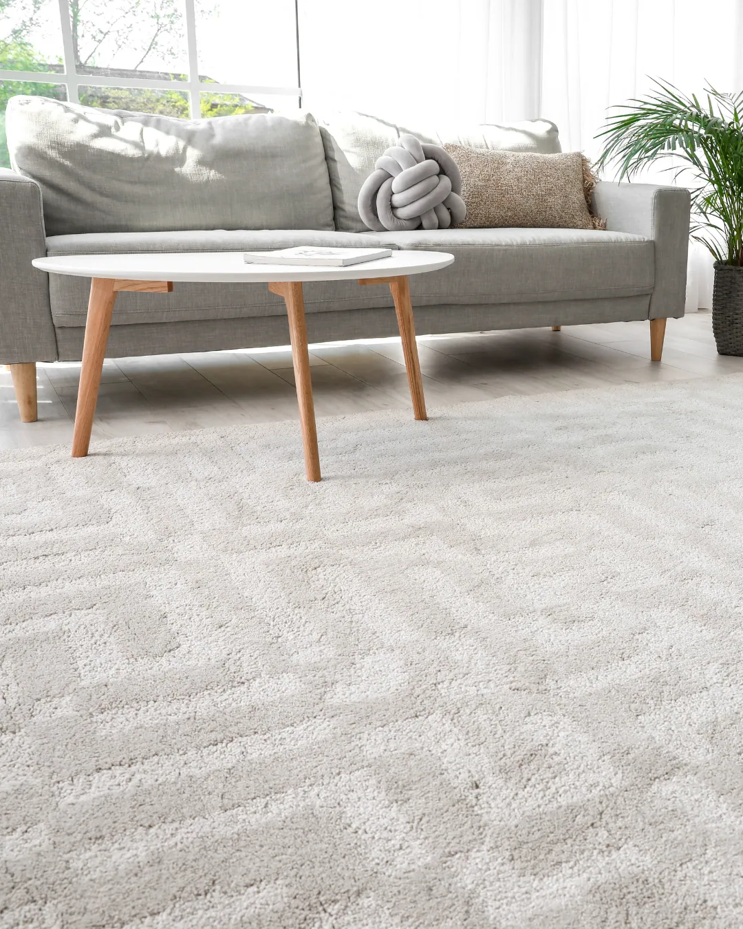 Plush modern carpet installed by Floors To You OKC in an Oklahoma City home