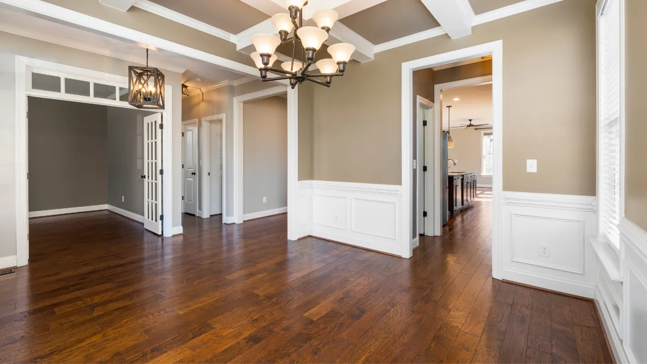 Modern Edmond, Oklahoma home with new hardwood flooring installed by Floors To You OKC